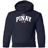 Half Pinay FILCAN Flag Youth Pullover Hoodie